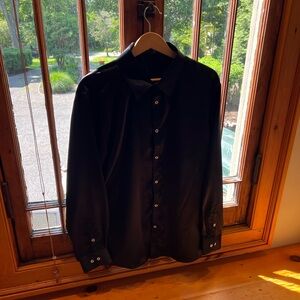 Classic Black Men's Button Up